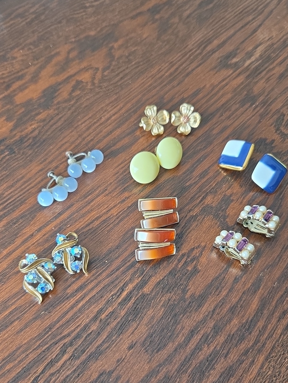 Mid Century Screw-Back and Clip-On Earrings Assortment
